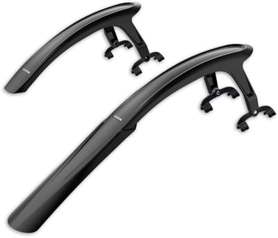 Lynx spatbordenset gravelbike 28 inch – fiets spatborden set – max. 45 mm bandbreedte – incl. montage – voor racefiets / gravelbike