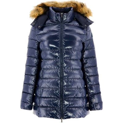JOTT Perle Laquee Parka Navy Size: L | Winter Jackets Outlet | Dames | Blauw