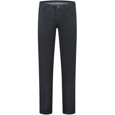 Com4 Broek Checkered Modern Chino Collection Dark Blue / male