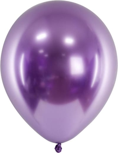 Ballonnen Glossy Paars - 50 stuks