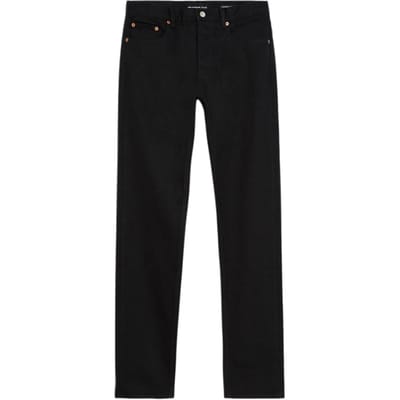 The Kooples Slim Fit Jeans Japanese Canvas Black Selvedge Black Maat: 28 | Slim Jeans Outlet | Heren | Zwart