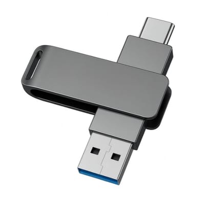 USB Stick 64 GB - USB-C en USB-A - 800Mbps - USB 3.0 - USB-C Stick - Plug & Play - Universeel - Geschikt voor alle Laptops / Smartphones / Tablets