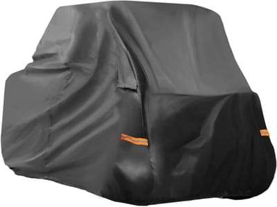 SnelShoppen - UTV Afdekhoes voor Kawasaki Mule SX, Waterdicht, Zonne- en Regenbescherming, 210D PU, Zwart, 271 x 134 x 178 cm, Buitengebruik, Tuin, Ca