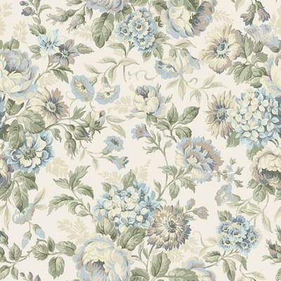 Boråstapeter Vliesbehang 5726 - Orangeri - Klassiek Blauw - 49cm x 10.05m