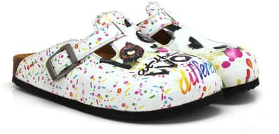 Goby – Panda Splash Dames Clogs – Vegan – Handmade – Maat 35