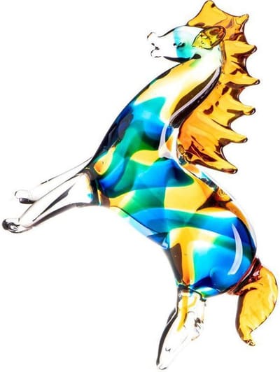 AL - Paard - Gekleurd - Glas