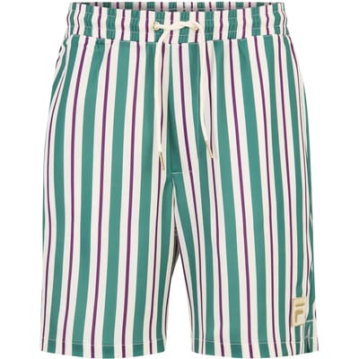 Fila Short Heren Lastro Groen-kremowe - Maat S