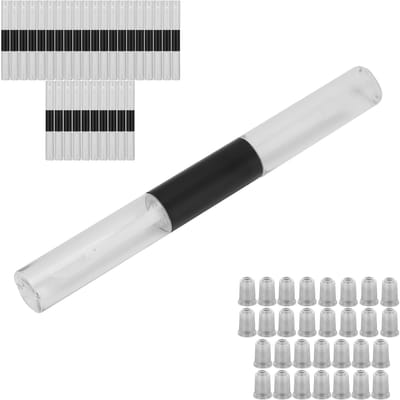 30 stuks Lege Lipgloss Tubes Transparante Lipgloss Containers Lippenbalsem Tubes Hervulbare Lege Lippenstifthuls DIY Cosmetica white