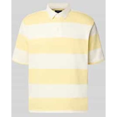 relaxed fit poloshirt in all-over look