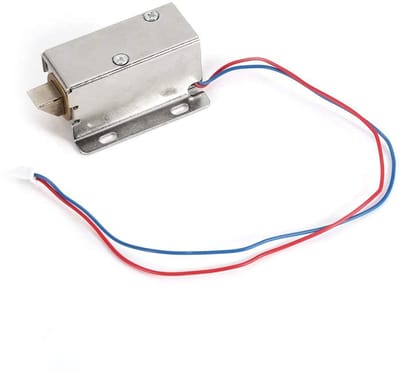 Allecto - Automatische Elektromagnetische Slot - Veiligheidsslot - Compact formaat - Elektronisch Deurslot - Ideaal voor opslagsystemen - Geschikt ...