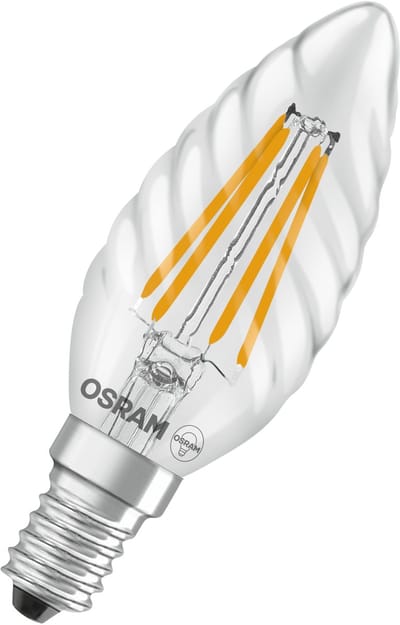 OSRAM - LED RETROFIT CLASSIC BW(40) 3.4w / 827 / 2700K - E14 - 4099854467608
