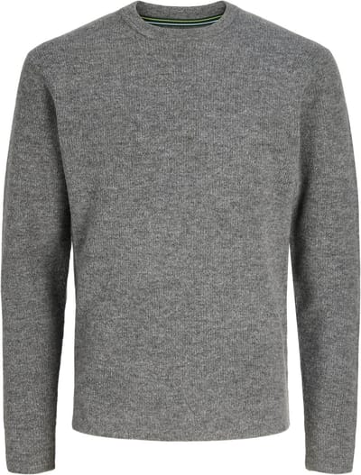 JACK&JONES - POCRICK WOOL RIB KNIT CREW NECK - Heren - Gebreide truien