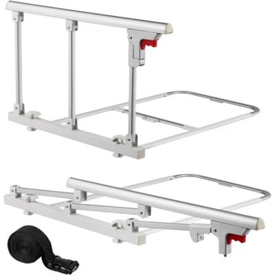 VEVOR Opvouwbare bedhek voor senioren, 70 cm bedhek met bevestigingsband, valbeveiliging, randbeveiliging, geschikt voor kingsize, queensize, tweepersoonsbedden en eenpersoonsbedden