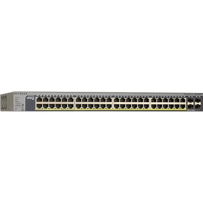 Netgear GS752TP 52-Port Gigabit Ethernet Smart Switch with 4 SFP Ports (40 PoE 8 PoE+) (384W)