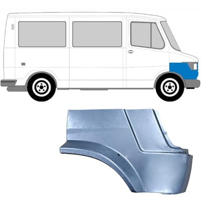 Reparatiepaneel voorspatbord voor Mercedes T1 207-410 1977-1995 / Rechts