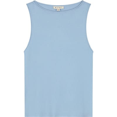 Olaf retro logo sleeveless knit w240704 open air