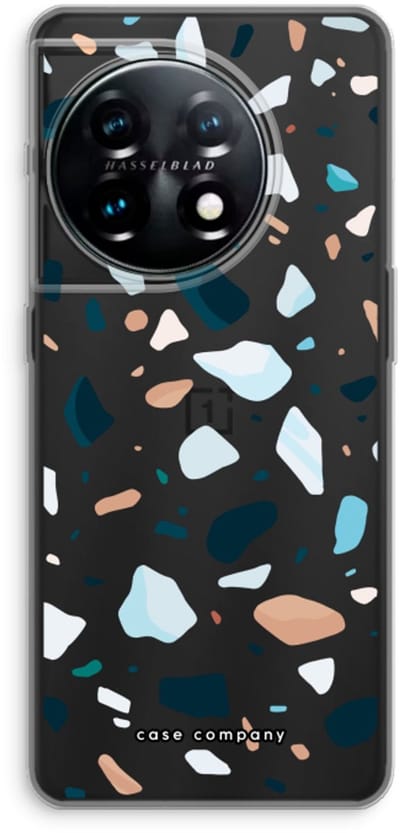 Case Company® - Hoesje geschikt voor OnePlus 11 hoesje - Terrazzo N°13 - Soft Cover Telefoonhoesje - Bescherming aan alle Kanten en Schermrand