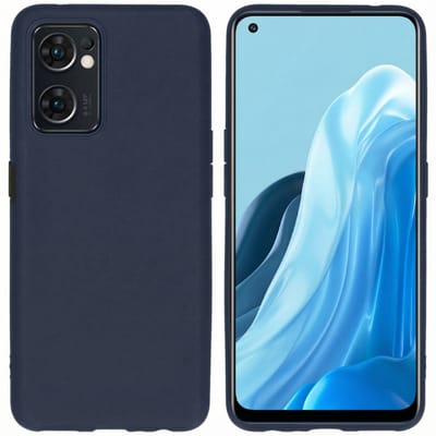 imoshion Hoesje - Geschikt voor Oppo Find X5 Lite 5G - Color Backcover - Donkerblauw