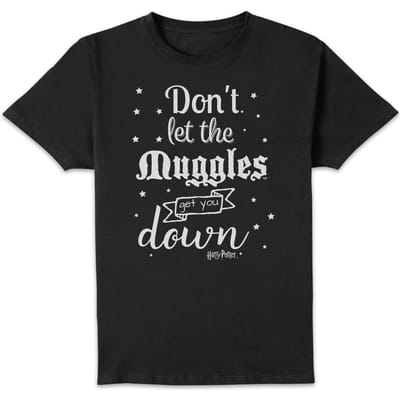 Harry Potter Don't Let The Muggles Get You Down T-shirt - Zwart - L