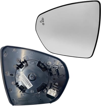 BILMAX Linker Buitenspiegelglas Vervanging voor Peugeot 3008 & 5008 (2017–2024), Citroën C5 Aircross (2017–2024) & Opel Grandland / X (2017–2024), Verwarmd, met Dodehoekassistent (BSM) (Bestuurderszijde)