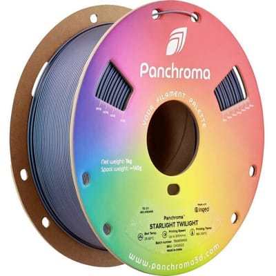 Polymaker CA02022 Panchroma™ Starlight Filament PLA kunststof Meerkleurig, Kleurverandering 1.75 mm 1000 g Starlight Twilight, Blauw 1 stuk(s)