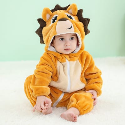 Onesie Leeuw | 1 - 2,5 jaar | Fleece | Warm | Carnaval | Kind | Verkleden | Jongens | Meisjes