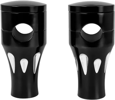 Stuurverhoger Motor - Stuur Riser Klem - Comfortabeler Rijden - Sterk Aluminium - 1 inch 25mm - Zwart
