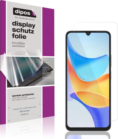 dipos – 4x Beschermfolie geschikt voor Blackview Shark 6 Kamera-Linse | Krasbestendige & heldere Screenprotector Ultra-Thin