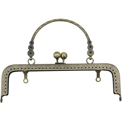 Portemonnee Sluitingsframe Tas Kiss Sluiting Slot Metalen Portemonneeframe voor DIY Knutsel Portemonnee Tas Maken brons