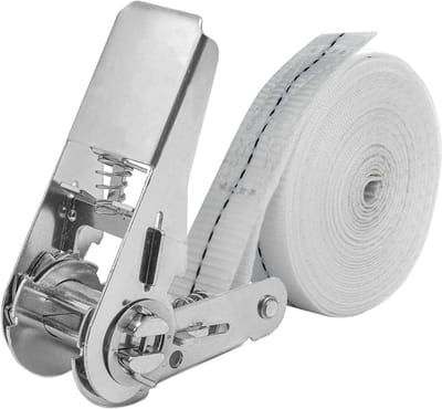 Spanbanden Met Ratel 6 m x 25 mm - 800 kg Belastbaarheid - Robuste Sjorbanden Voor Veilige Lading