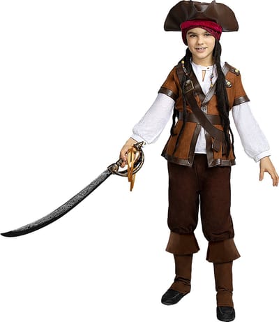 FUNIDELIA Piraten kostuum voor Kinderen - Caribische Collectie - Maat: 97-104 cm