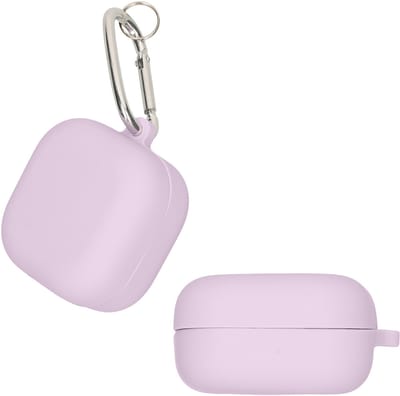 kwmobile Hoes geschikt voor Samsung Galaxy Buds 4 / Galaxy Buds 4 Pro - Siliconen cover voor oordopjes in lavendel