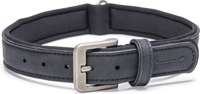 Beeztees Balacron Ax Halsband Hond - Kunstleer - Zwart - 43-53 cm x 25 mm