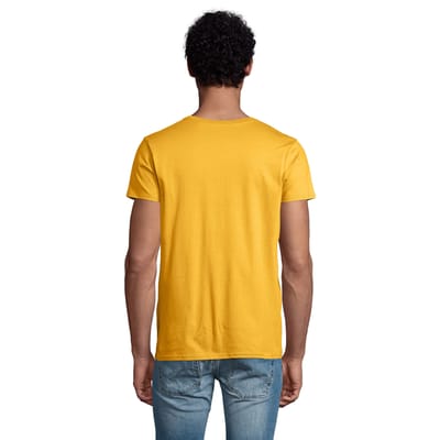 SOLS Heren Pioneer Biologisch Katoenen T-Shirt (Goud)