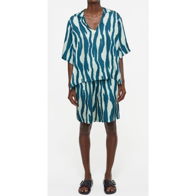 Closed Short Sleeve Tunic Shirts & Blouses Midnight Lake Size: S | Button-Down Shirts Outlet | Dames | Blauw