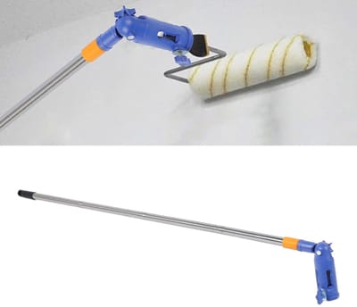 Dailygoods- Verlengpaal 180 Graden Draaibaar - Verfroller/Verfkwastverlenger - Multifunctioneel - Muren/Plafonds - Efficiënt - Sterke Compatibiliteit