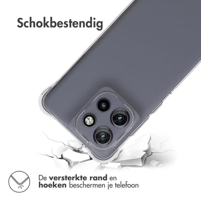 imoshion Hoesje - Geschikt voor Motorola Edge 60 Neo / Motorola ThinkPhone 25 / Motorola Edge 50 Neo - Shockproof Case - Transparant