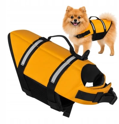 Ilso hondenzwemvest S - 4-7 KG - borstomtrek 41-53 CM - reddingsvest hond met handvat - honden zwemvest