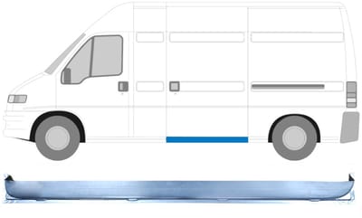 Interne reparatie achterste deuren voor Citroen Jumper 1994-2006