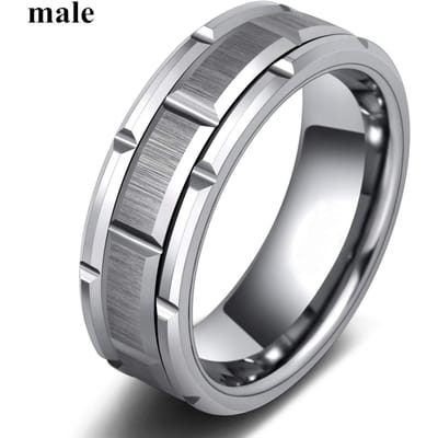 Charm Koppelringen Romantische Vrouwen Rode Strass Ringen Set Trendy Mannen Roestvrij Staal Keltische Draak Ringen Trouwring Sieraden 7 gray