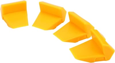 4 Stuks Gele Plastic Klemmen voor Bandenwisselaars, Velgbeveiliging en Bescherming voor Banden
