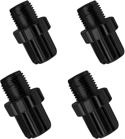 4 Stuks M10 10mm Remhevel Verstel Regulator Schroeven voor Mountainbike - Aluminium Zwart, Kabelverstellers, Remonderdelen