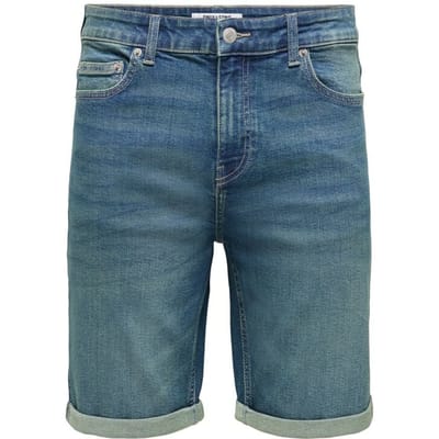 ONLY & SONS Denim shorts ONSPLY Mid rise Regular fit Shorts