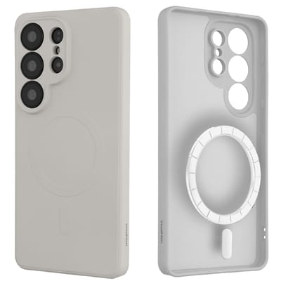 imoshion Hoesje - Geschikt voor Samsung Galaxy S26 Ultra - Color Backcover met Magnetische Ring - Beige