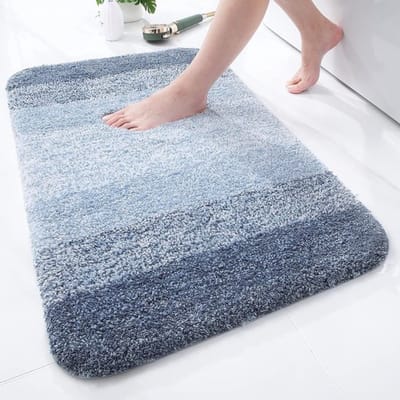 Badmat Antislip 51 x 76 cm - Wasbaar - Microvezel - Hoogpolig - Zacht - Absorberend - Badkamermat