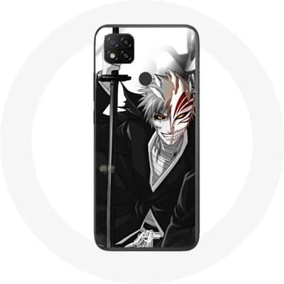 Case Xiaomi Redmi 9C bleekmiddel manga ichigo kurosaki zwaard