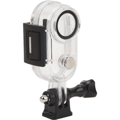 Boîtier étanche 60m pour caméra de sport Facile à installer Empêche les fuites d'eau Boîtier de plongée pour caméra d'action pour Insta360 GO black