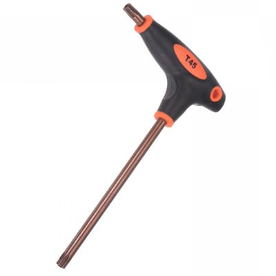 Dailygoods- Torx Sleutel T45 - Anti Sabotage - Moersleutel - T-Handvat - Dual End - S2 Staal