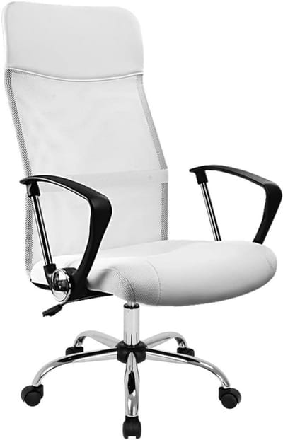 ApexArte® Ergonomische Bureaustoel - Bureaustoelen voor Volwassenen en Kinderen - Gaming Stoel - Chair - Wit