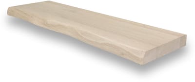 wandplank zwevend eiken boomstam 60 x 20 cm - Eikenhouten wandplank - Wandplank - Zwevende wandplank - Fotoplank - Boomstam plank - Muurplank - Muurplank zwevend
